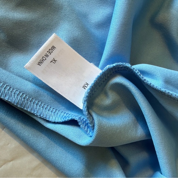 Light Blue Quarter-Zip Performance Pullover - Picture 6 of 9